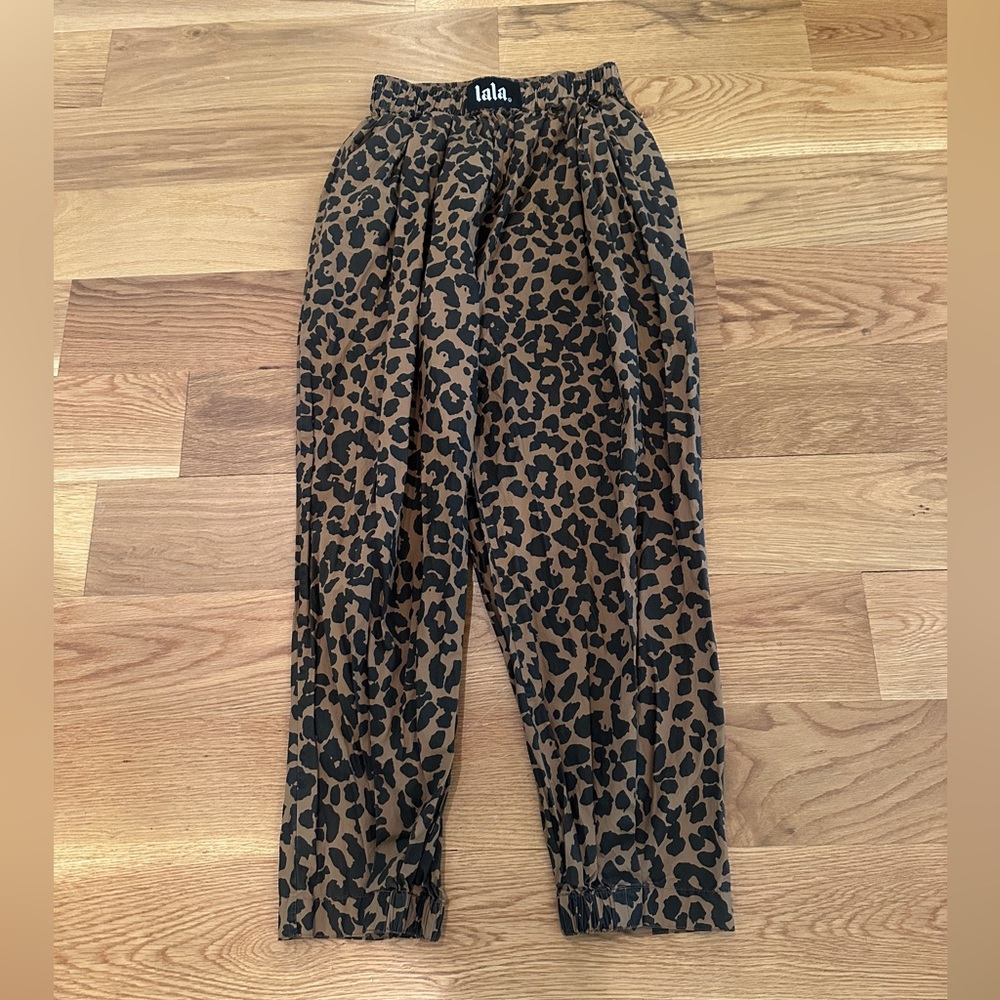 Dressed in LALA Animal Print Pants